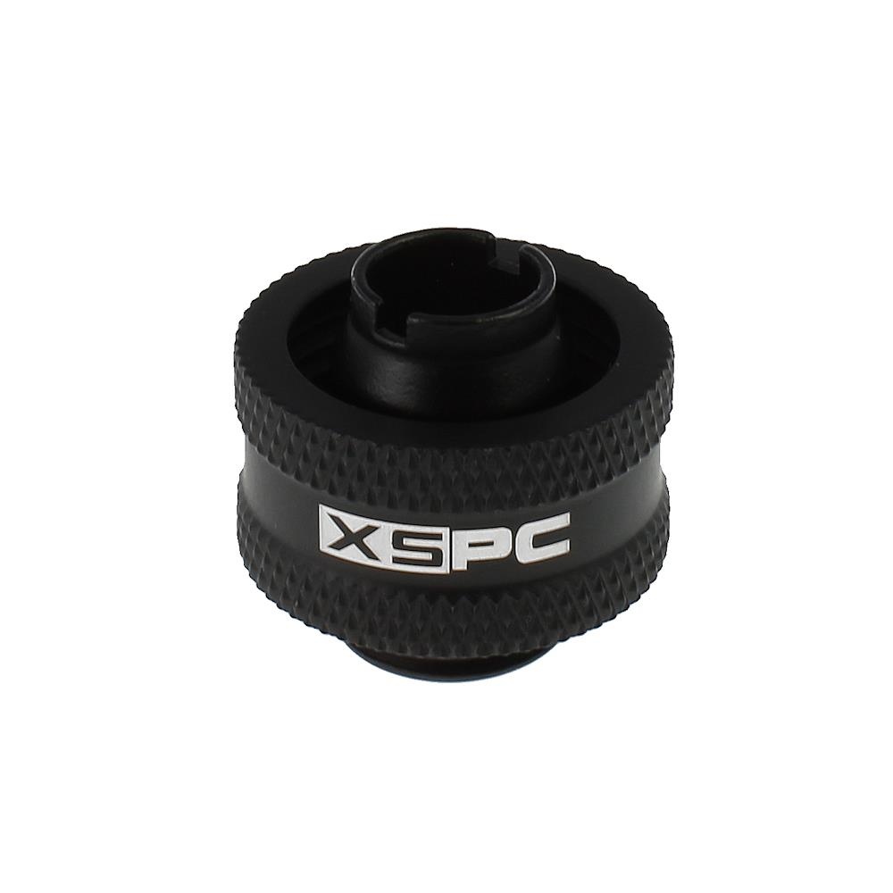 XSPC G1/4 to 3/8 ID 5/8 OD Compression Fitting V2 - Matte Black