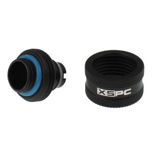 XSPC G1/4 to 3/8 ID 5/8 OD Compression Fitting V2 - Matte Black