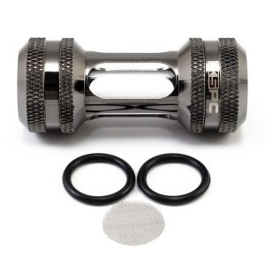 XSPC G1/4 Inline Filter (Black Chrome)