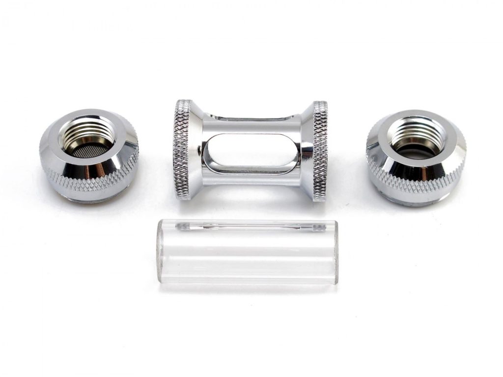 XSPC G1/4 Inline Filter (Chrome) : image 3