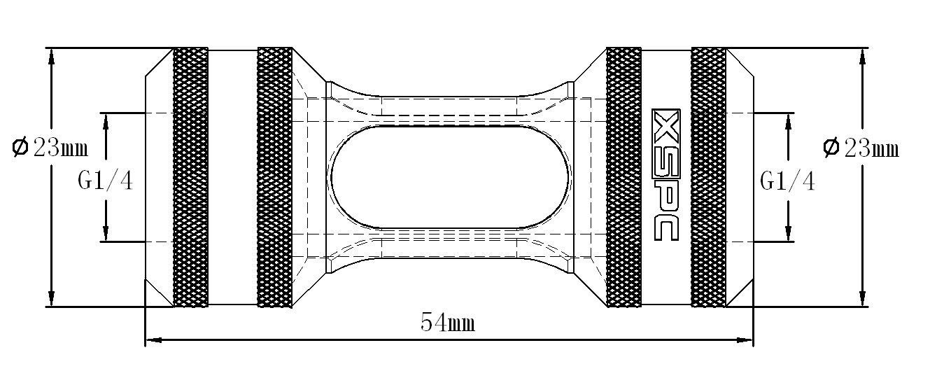 XSPC G1/4 Inline Filter (Chrome) : image 4