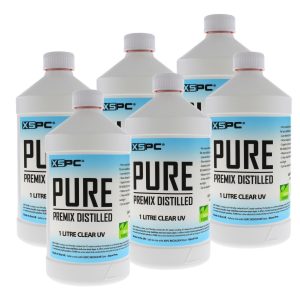 XSPC PURE Premix Distilled Coolant - Clear UV (6 Pack)