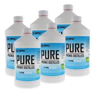 XSPC PURE Premix Distilled Coolant - UV Blue (6 Pack)