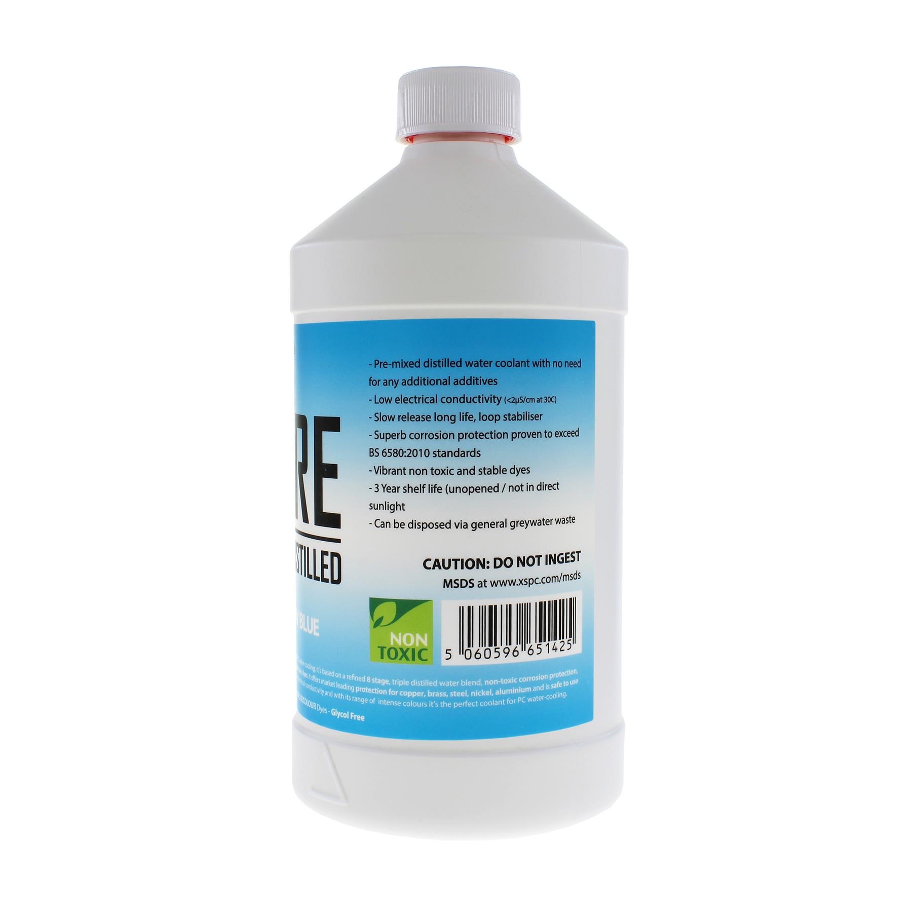 XSPC PURE Premix Distilled Coolant - UV Blue (6 Pack)