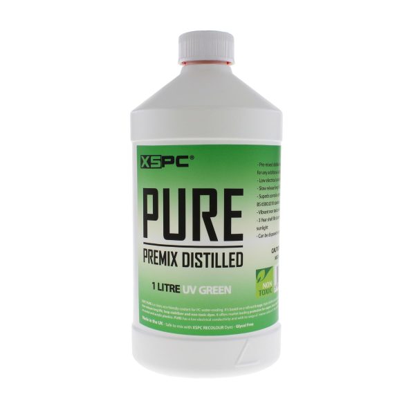 XSPC PURE Premix Distilled Coolant – UV Green