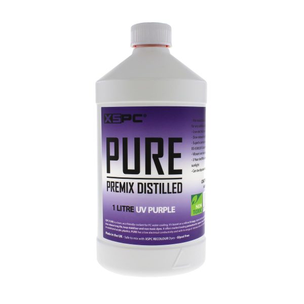 XSPC PURE Premix Distilled Coolant – UV Purple