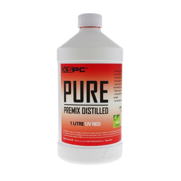 XSPC PURE Premix Distilled Coolant – UV Red
