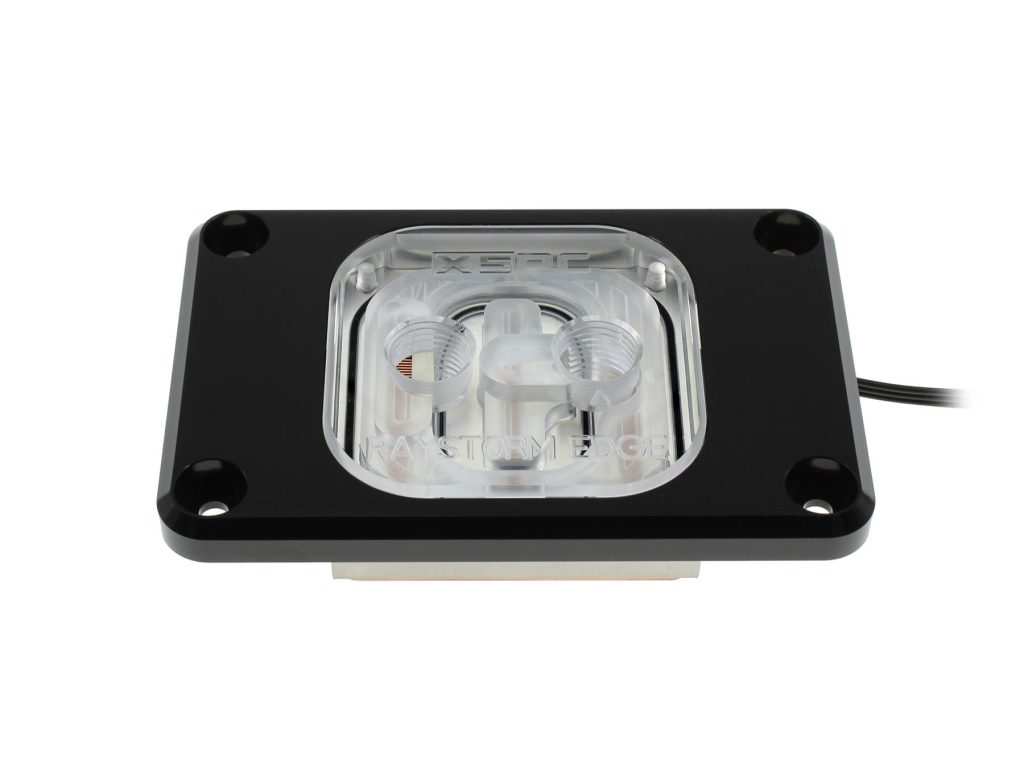 XSPC RayStorm EDGE aRGB CPU Waterblock AMD AM4 / AM5 - Black