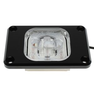 XSPC RayStorm EDGE aRGB CPU Waterblock AMD AM4 / AM5 - Black