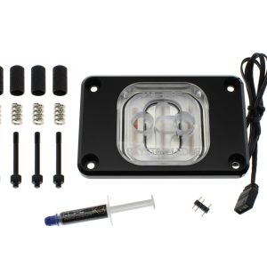 XSPC RayStorm EDGE aRGB CPU Waterblock AMD AM4 / AM5 - Black