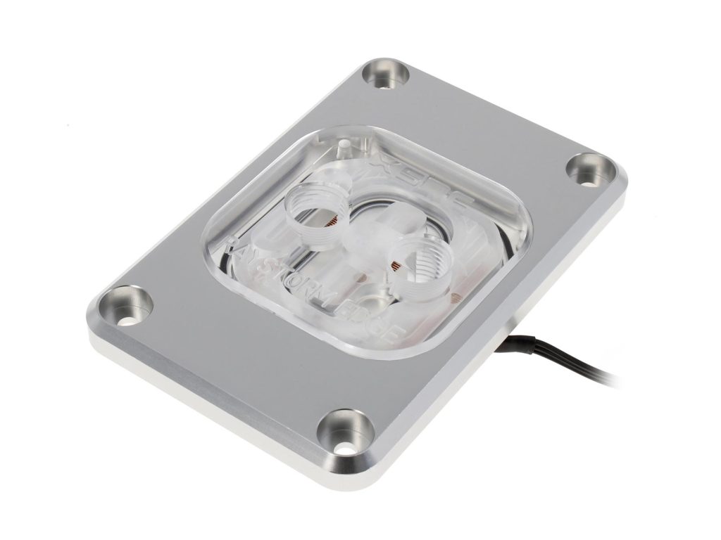 XSPC RayStorm EDGE aRGB CPU Waterblock AMD AM4 / AM5 - Silver