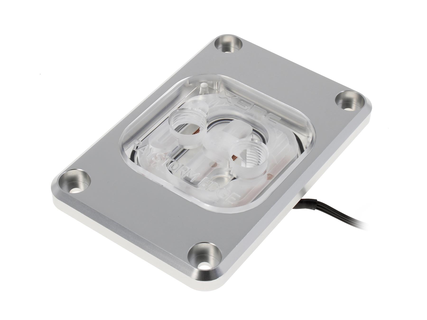 XSPC RayStorm EDGE aRGB CPU Waterblock AMD AM4 / AM5 - Silver