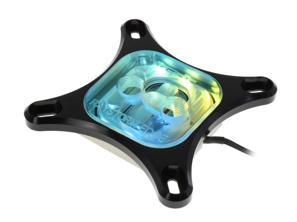 XSPC RayStorm EDGE aRGB CPU Waterblock INTEL – Black