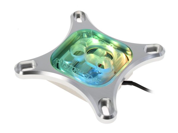 XSPC RayStorm EDGE aRGB CPU Waterblock INTEL – Silver