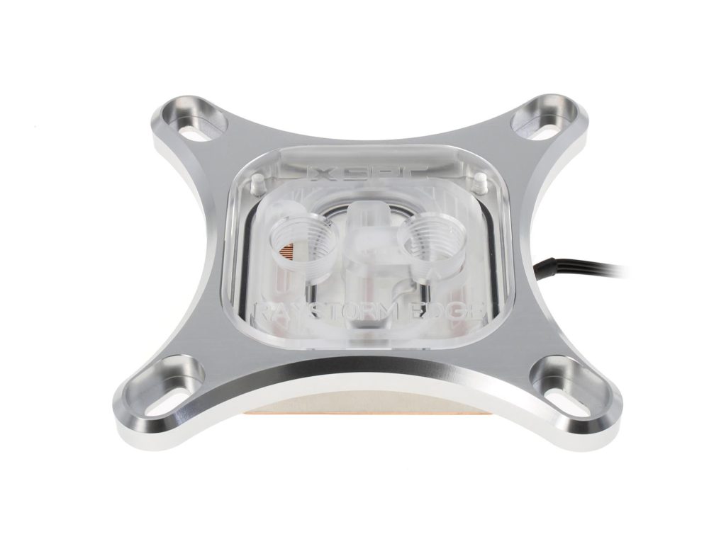 XSPC RayStorm EDGE aRGB CPU Waterblock INTEL - Silver