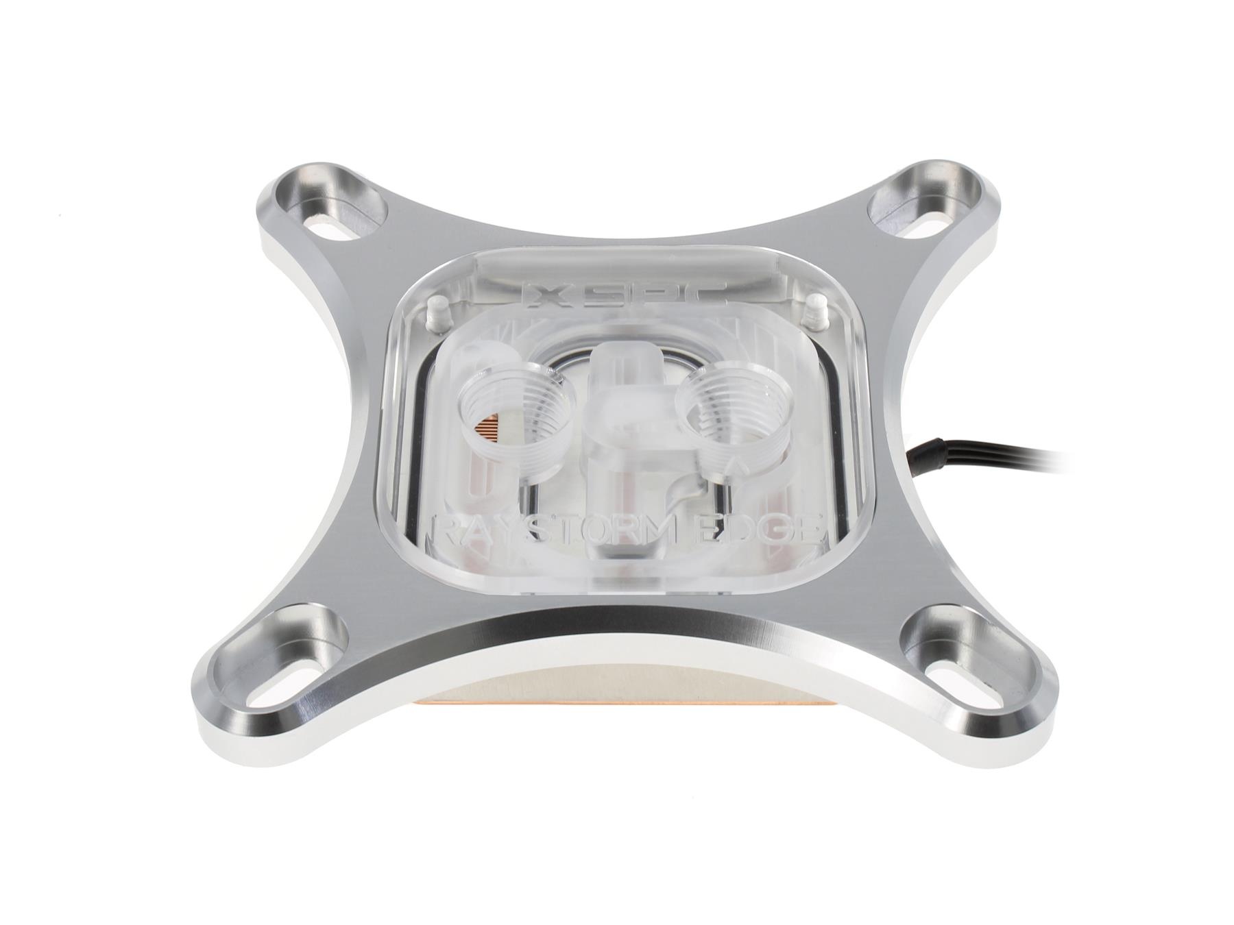 XSPC RayStorm EDGE aRGB CPU Waterblock INTEL - Silver