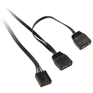 XSPC RGB Series 2, PWM 800-2200RPM 5V 3Pin aRGB 120mm Fan - 3 Pack
