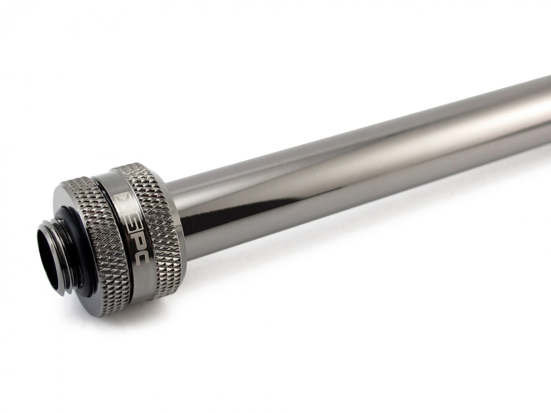 XSPC Rigid Brass Tubing, 14mm, 0.5m - Black Chrome : image 3