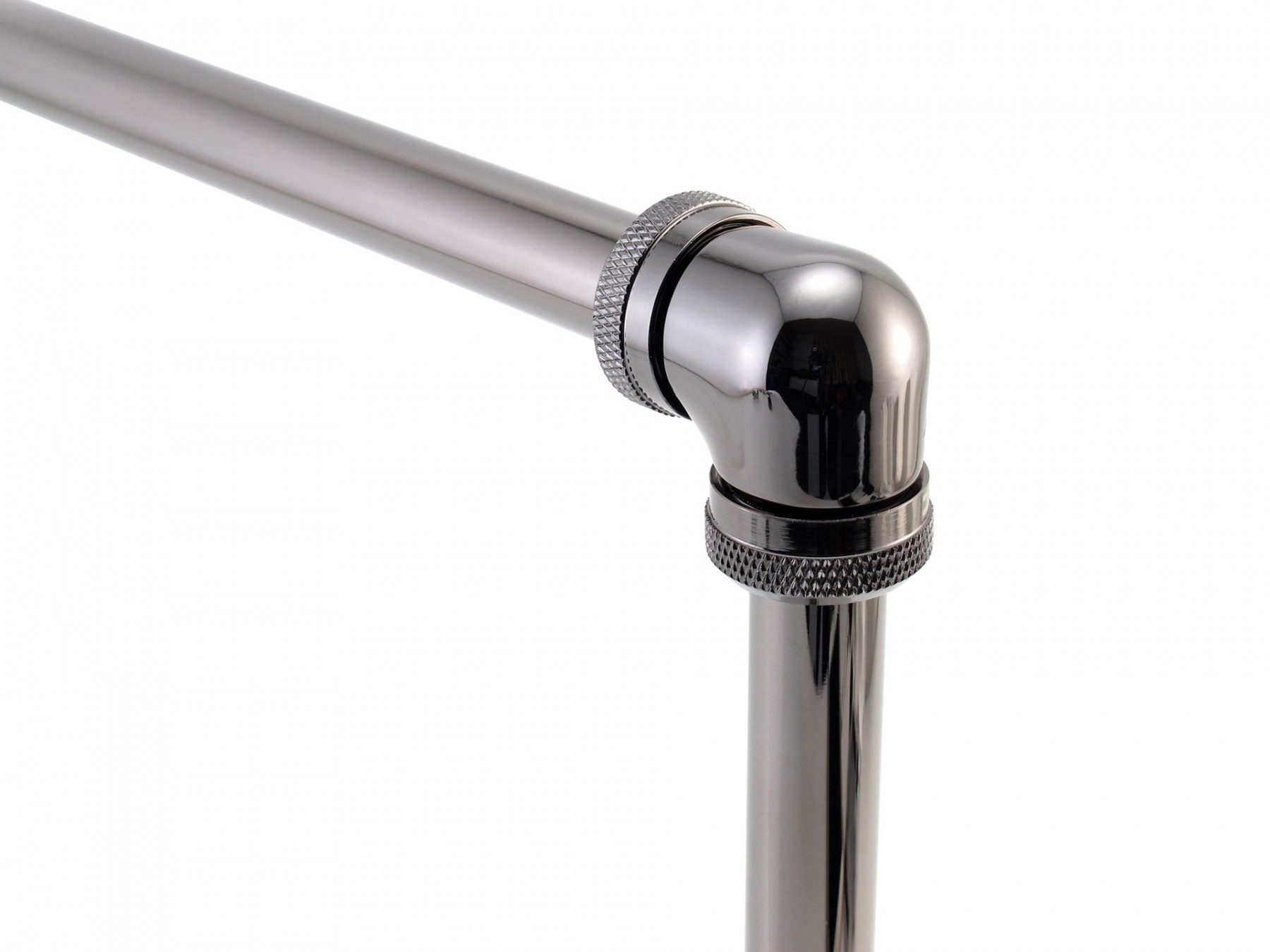 XSPC Rigid Brass Tubing, 14mm, 0.5m - Black Chrome : image 4
