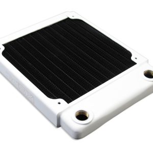 XSPC TX120 Single Fan Ultrathin Radiator - White