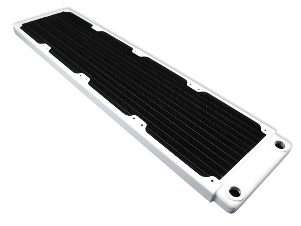 XSPC TX480 Quad Fan Ultrathin Radiator - White