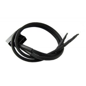 XSPC Twin Wired Red 5mm LEDs with 4Pin - Black - 30cm