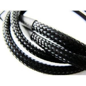 XSPC Twin Wired Red 5mm LEDs with 4Pin - Black - 30cm