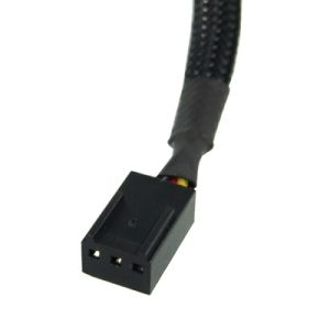 Y-Cable 3Pin Molex to 4x 3Pin Molex 60cm - black