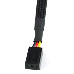 Y-Cable 3Pin Molex to 6x 3Pin Molex 60cm - black : image 2