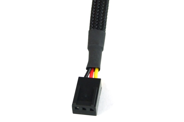 Y-Cable 3Pin Molex to 6x 3Pin Molex 60cm - black : image 2