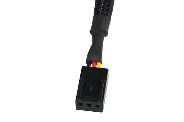 Y-Cable 3Pin Molex to 9x 3Pin Molex 60cm - black : image 3
