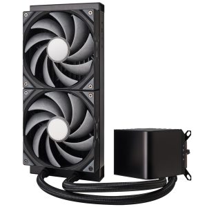 TRYX PANORAMA 280mm AIO Liquid Cooler, 3D-AMOLED Display - Black