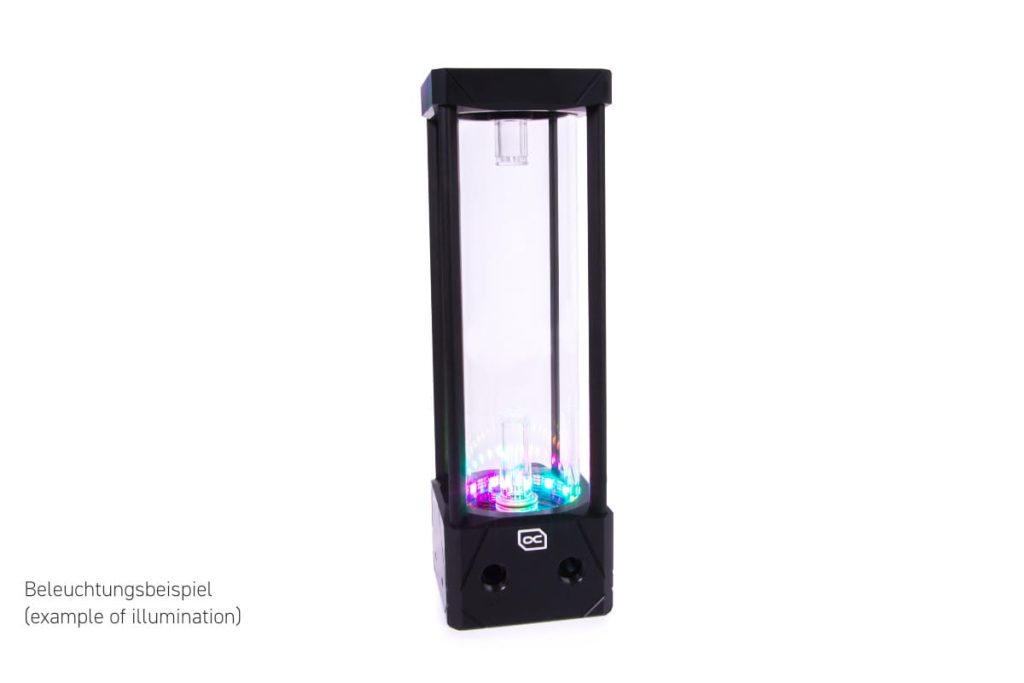 Alphacool Eisbecher Aurora D5 Acetal/Glas - 250mm incl. Alphacool VPP Apex D5