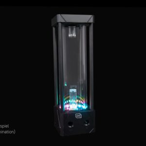 Alphacool Eisbecher Aurora D5 Acetal/Glas - 250mm incl. Alphacool VPP Apex D5