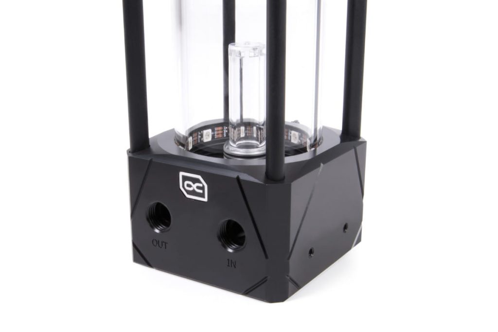 Alphacool Eisbecher Aurora D5 Acetal/Glas - 250mm incl. Alphacool VPP Apex D5