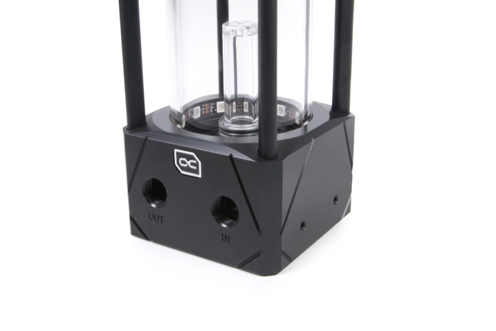 Alphacool Eisbecher Aurora D5 Acetal/Glas - 150mm incl. Alphacool VPP Apex D5