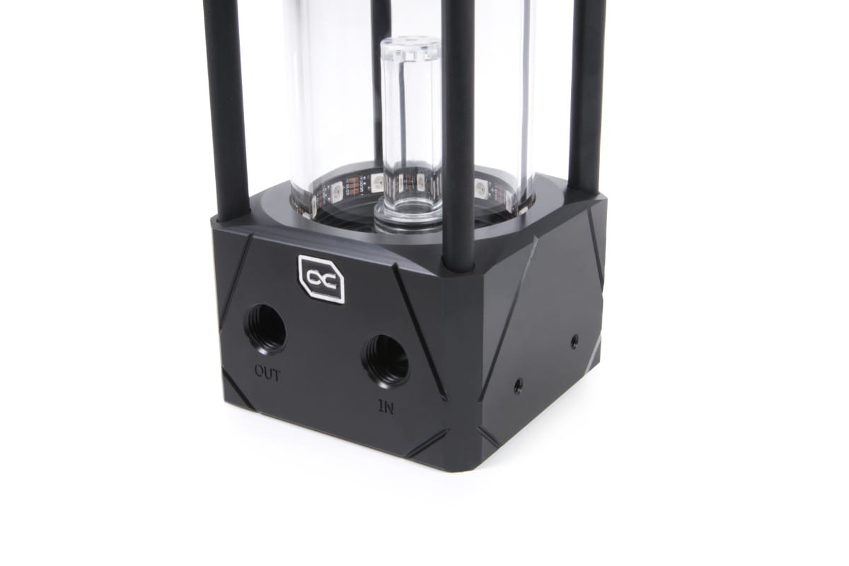 Alphacool Eisbecher Aurora D5 Acetal/Glas - 150mm incl. Alphacool VPP Apex D5