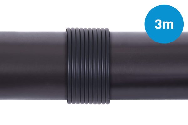 Alphacool EPDM tube 5/3 – Black 3m (9.84ft) retail box