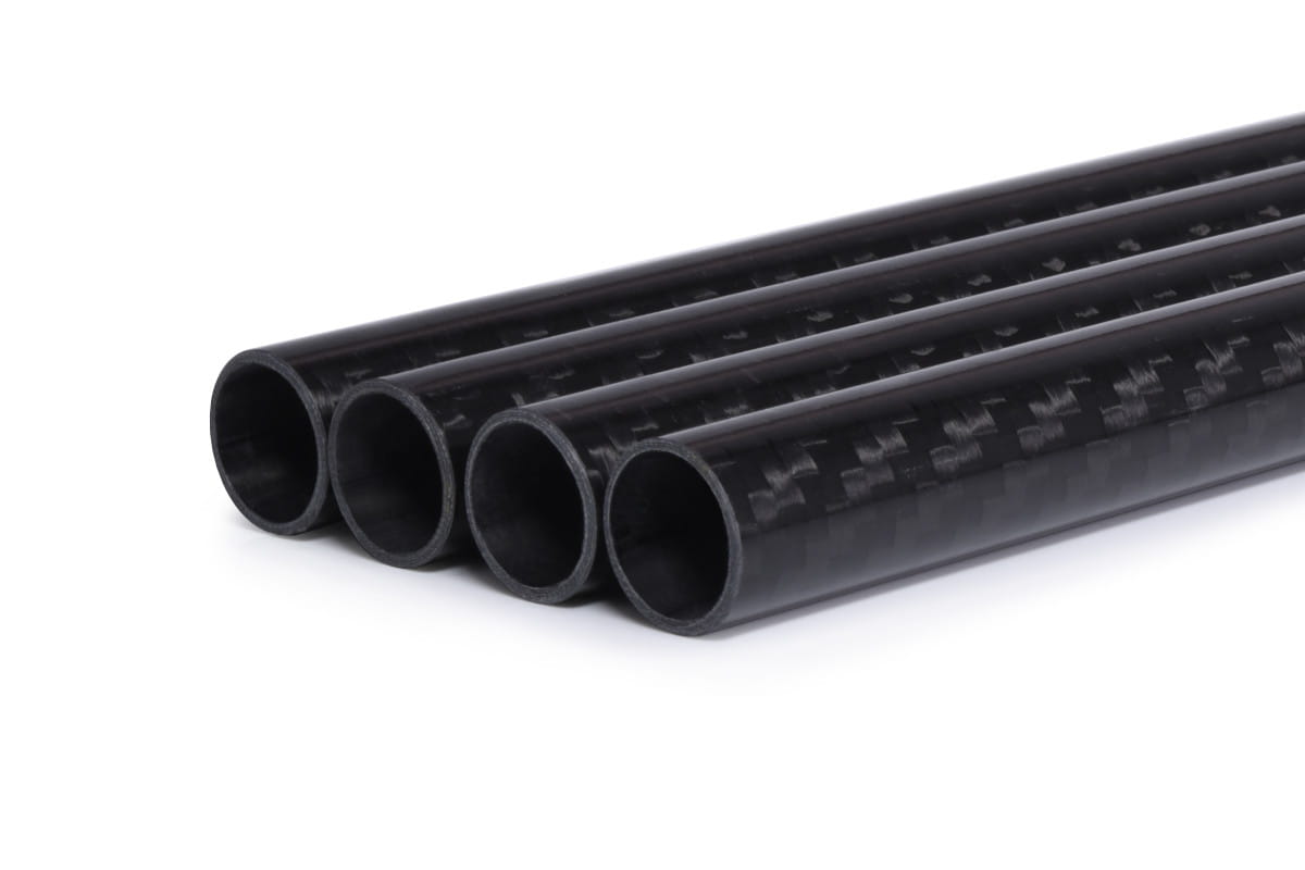 Alphacool Carbon HardTube 13mm 4x 80cm