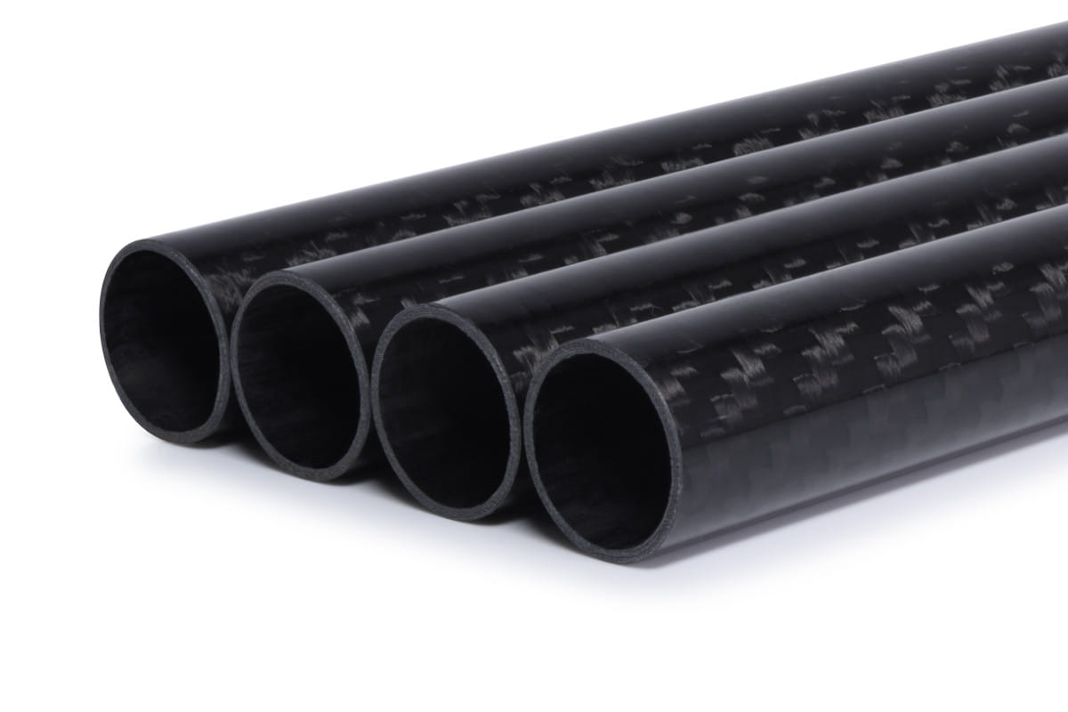 Alphacool Carbon HardTube 16mm 4x 80cm