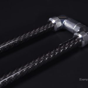 Alphacool Carbon HardTube 16mm 4x 80cm