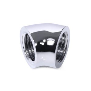 Alphacool Eiszpafen L-connector 45 G1/4 IT to G1/4 IT - chrome