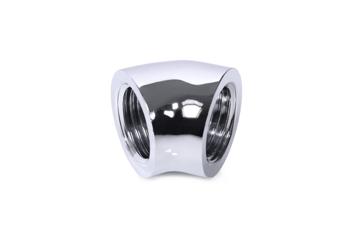 Alphacool Eiszpafen L-connector 45 G1/4 IT to G1/4 IT - chrome