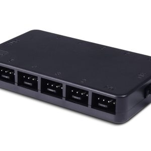 Alphacool Core 10x 4-Pin PWM splitter with SATA power connector