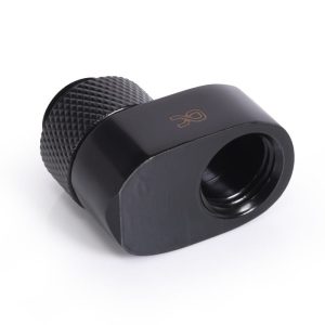 Alphacool Eiszapfen 16mm off set fitting rotatable G1/4 OT to G1/4 IT - black