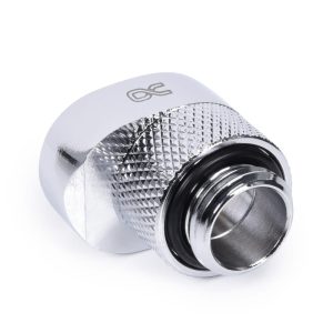 Alphacool Eiszapfen 8mm off set fitting rotatable G1/4 OT to G1/4 IT - chrome