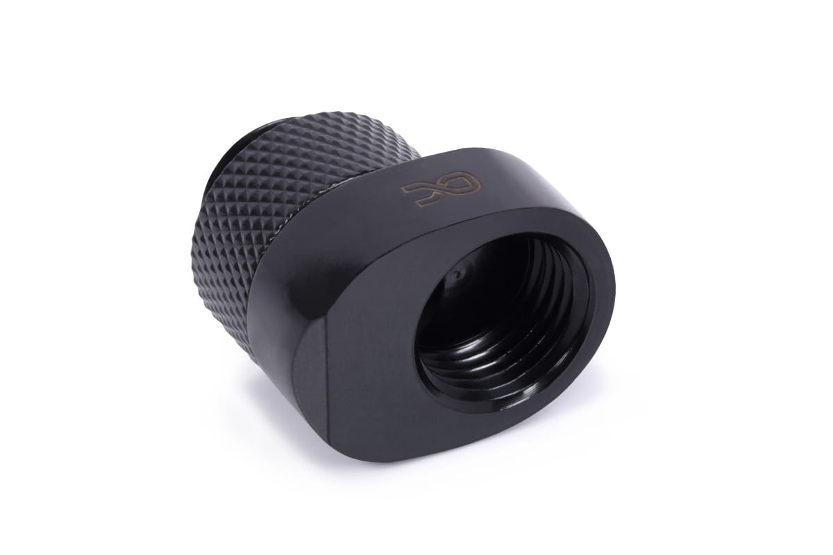 Alphacool Eispoke 8mm off set fitting rotatable G1/4 OT to G1/4 IT - black