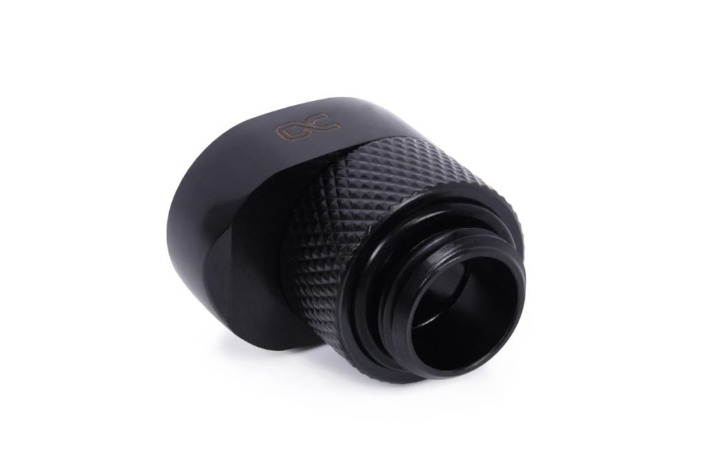 Alphacool Eispoke 8mm off set fitting rotatable G1/4 OT to G1/4 IT - black