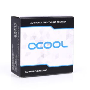 Alphacool Eispoke 8mm off set fitting rotatable G1/4 OT to G1/4 IT - black