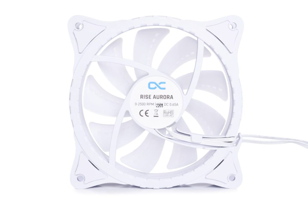 Alphacool Rise Aurora 120 mm fan White (120x120x25mm)